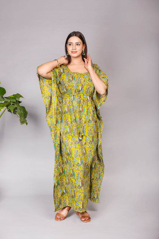 LEAFY FRESH KAFTAN