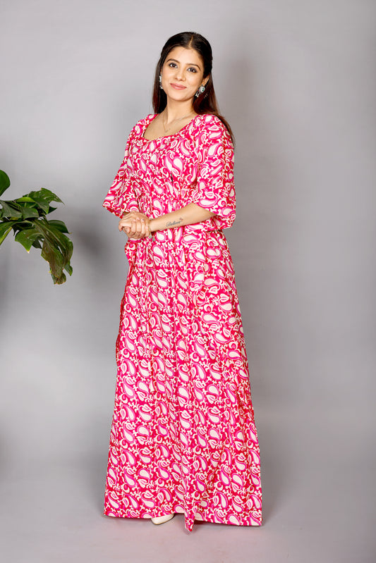 BLUSHING BLOOM KAFTAN