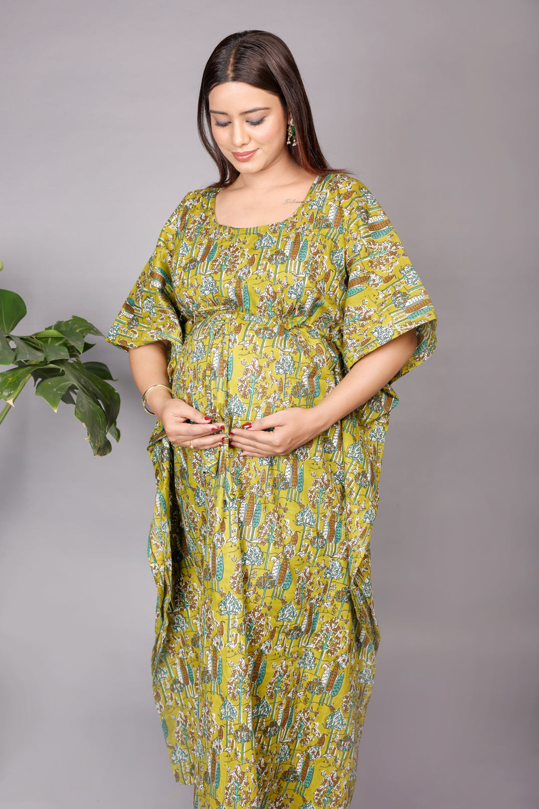LEAFY FRESH KAFTAN