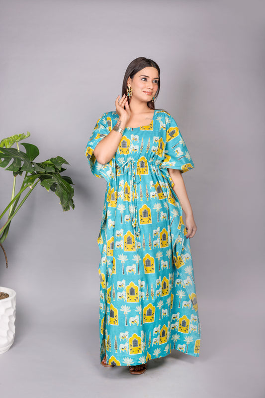 BLUE HEAVEN KAFTAN