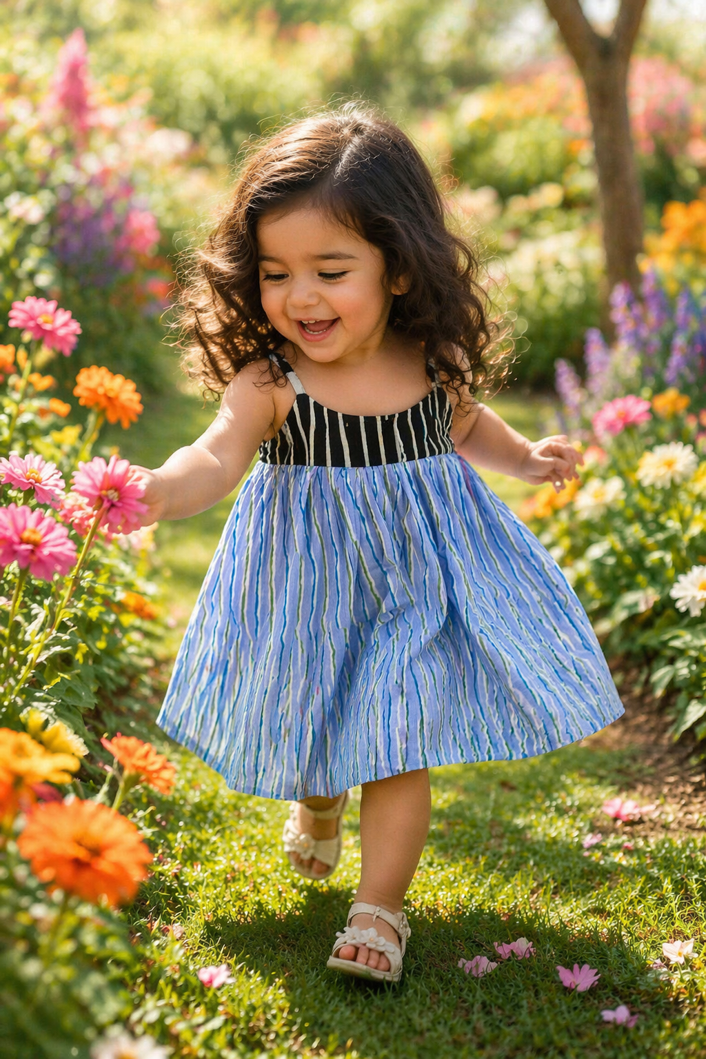 Lavender Bloom Mommy & Me Matching Dress Set