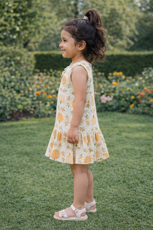 Girls White Dress – Soft & Comfortable Kidswear