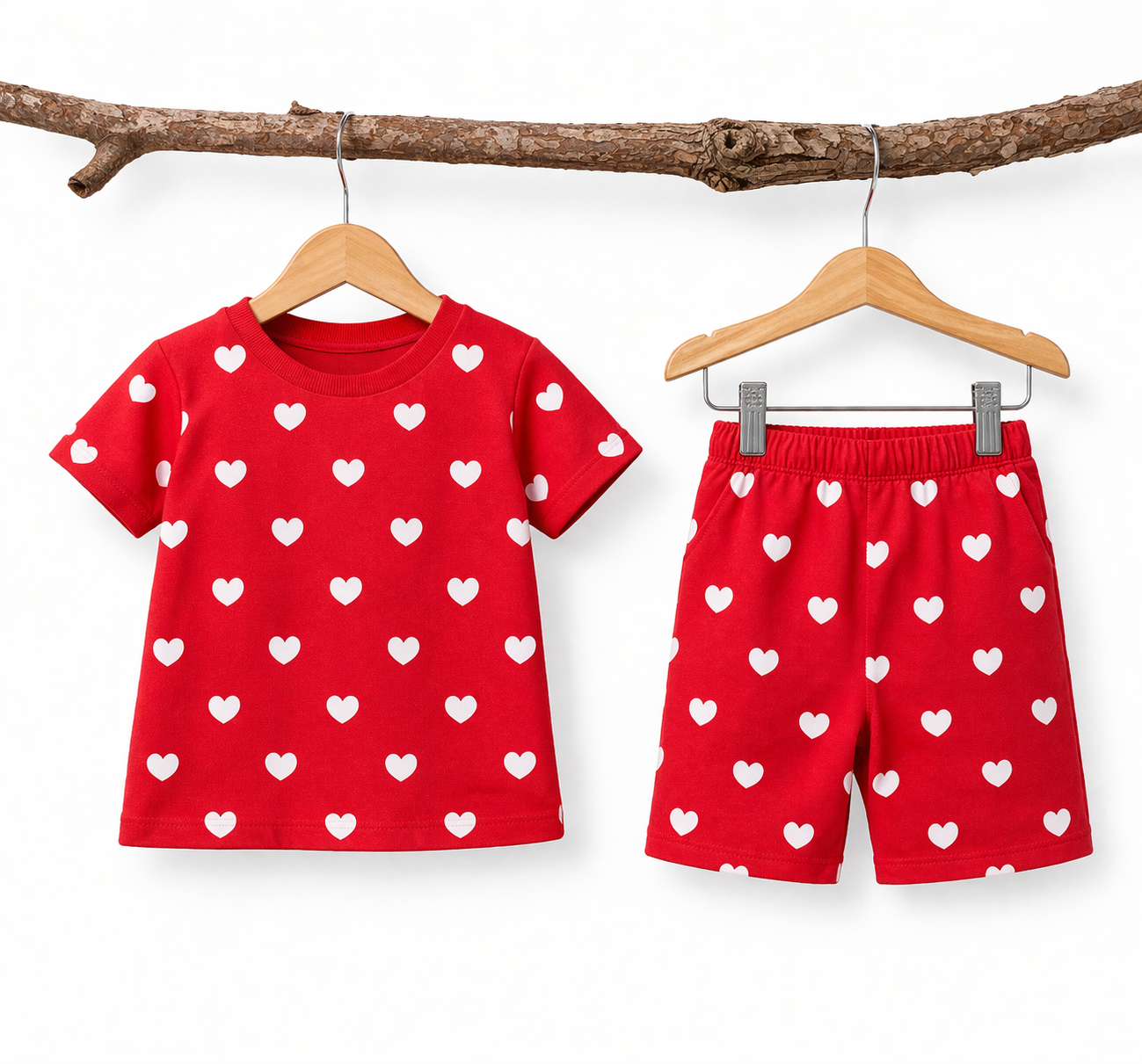 Unisex Kids Red Outfit – Bold & Comfortable
