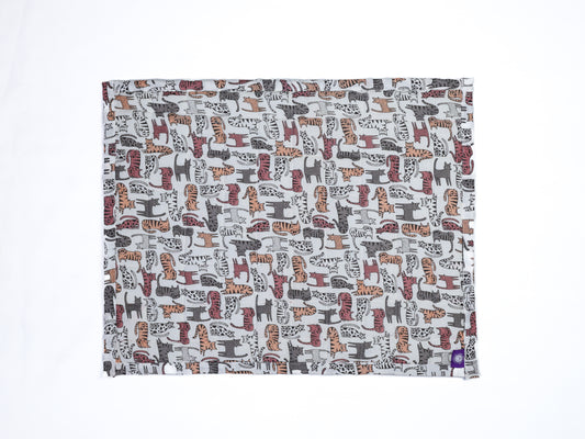 Cotton Baby Nappy Changing Mat Combo β Pack of 3 (Blue + Grey Brown Cat + Grey Yellow Cat)