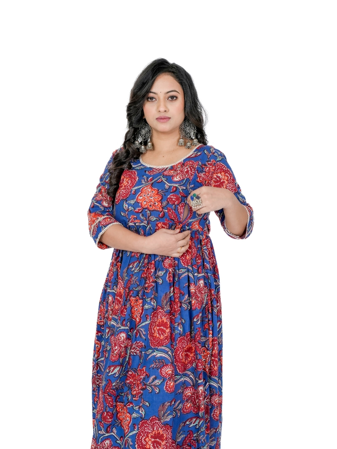 Midnight Charm Maternity Kurti