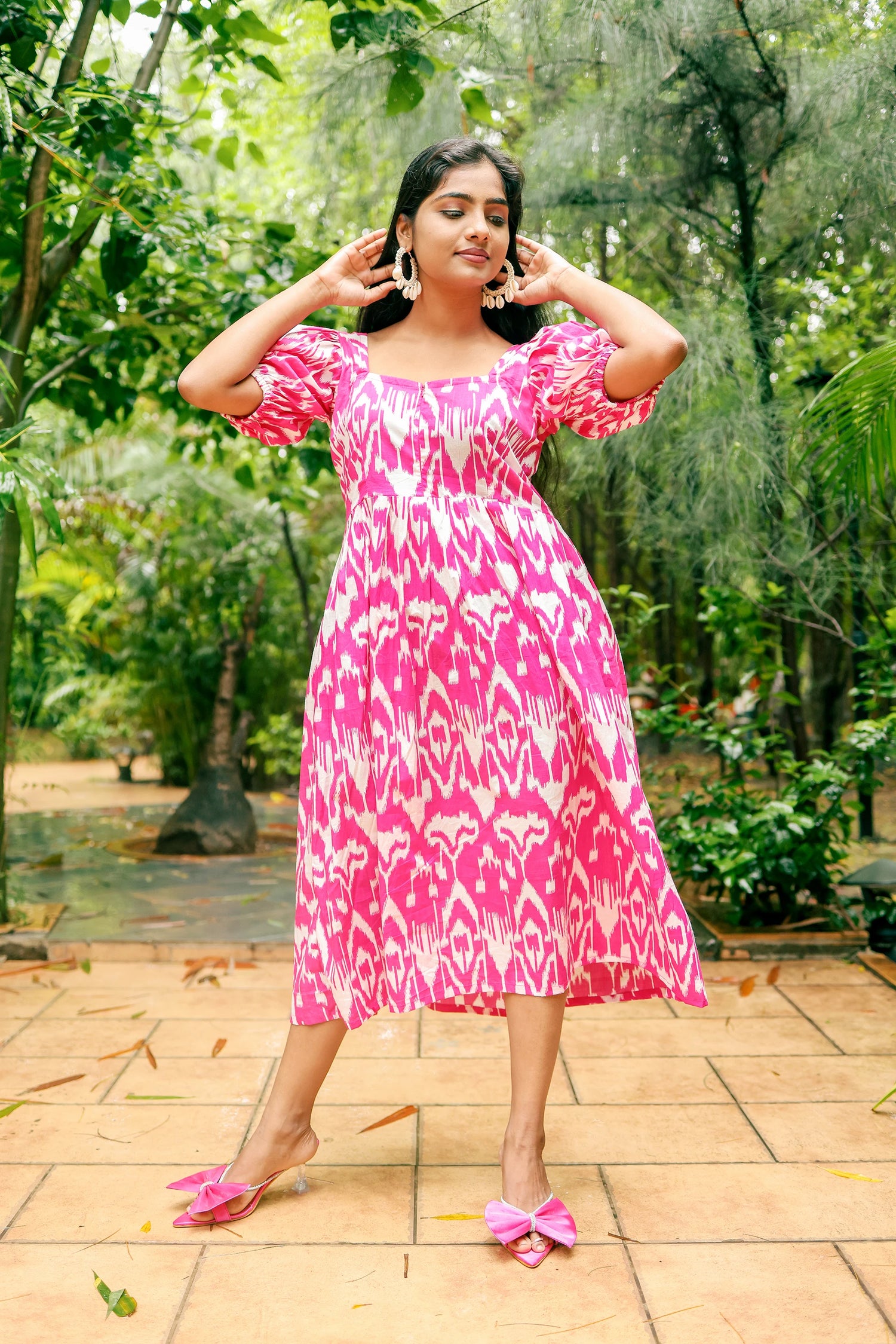 Maternity midi dress