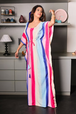 Rainbow Bloom Maternity Kaftan