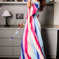 Rainbow Bloom Maternity Kaftan