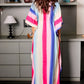 Rainbow Bloom Maternity Kaftan
