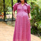 Dusky Pink Midi Dress