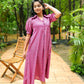 Dusky Pink Midi Dress
