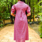 Dusky Pink Midi Dress