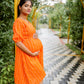 Orange Candy Midi Dress