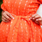 Orange Candy Midi Dress
