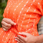 Orange Candy Midi Dress