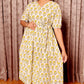 Yellow Marigold Midi Dress