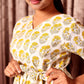 Yellow Marigold Midi Dress