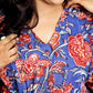 blue LA-LA maternity kaftan