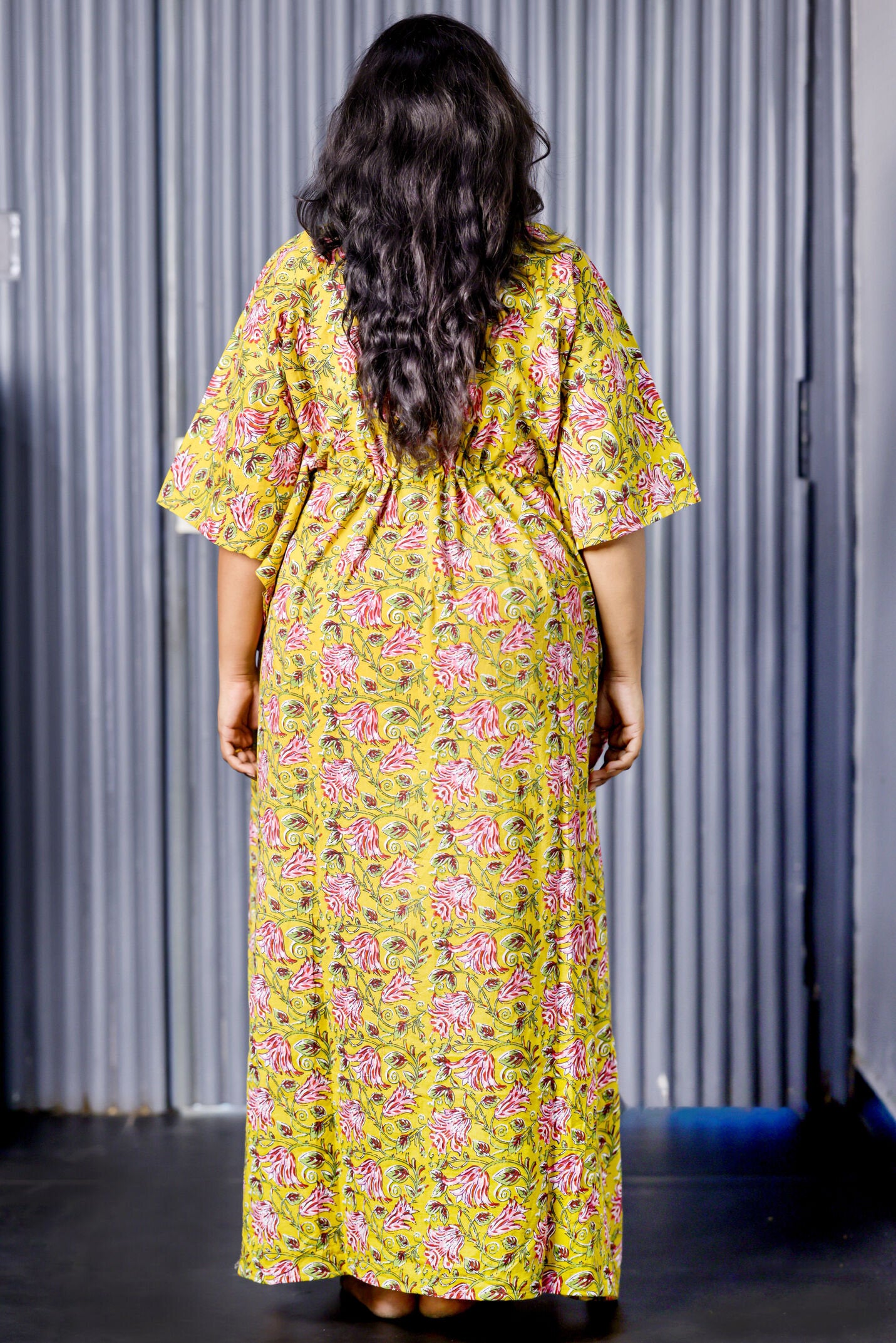 sunshine yellow maternity Kaftan