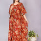 Artisan handblock Print Maxi Kaftan Dress