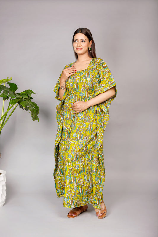 LEAFY FRESH KAFTAN