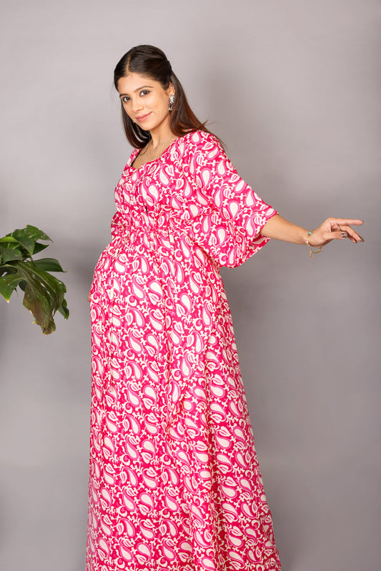BLUSHING BLOOM KAFTAN
