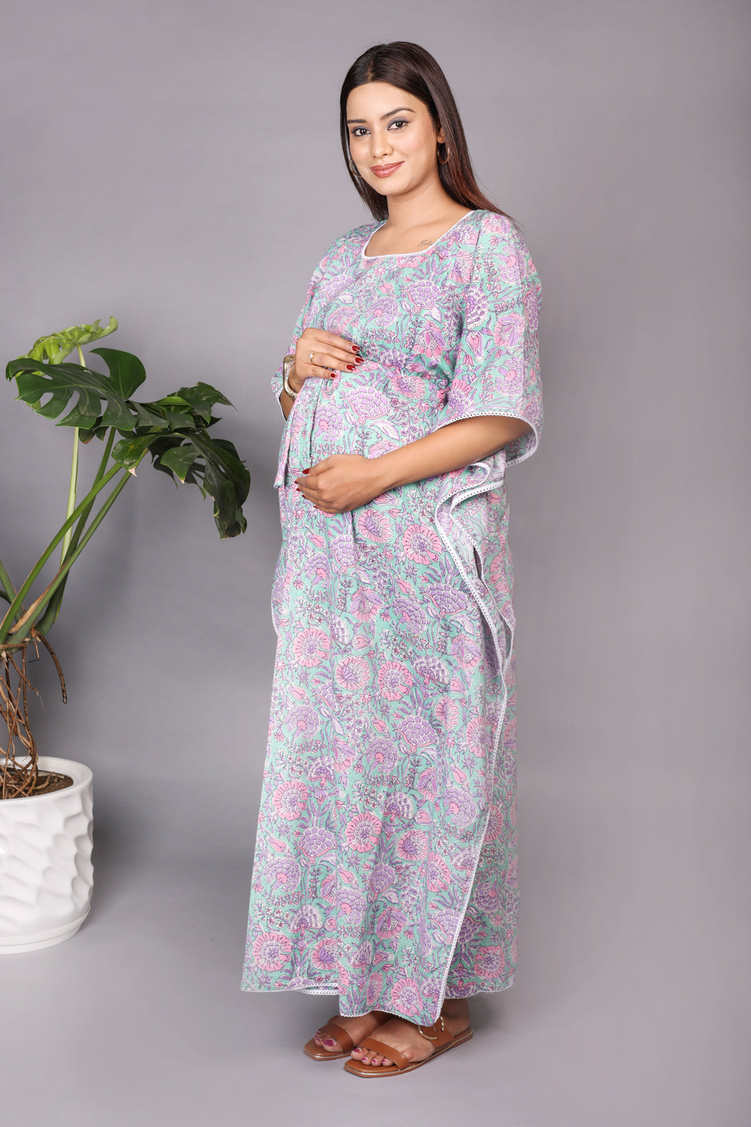 PINK SKY DELIGHT KAFTAN