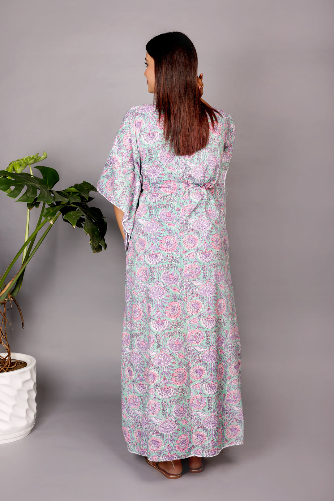 PINK SKY DELIGHT KAFTAN
