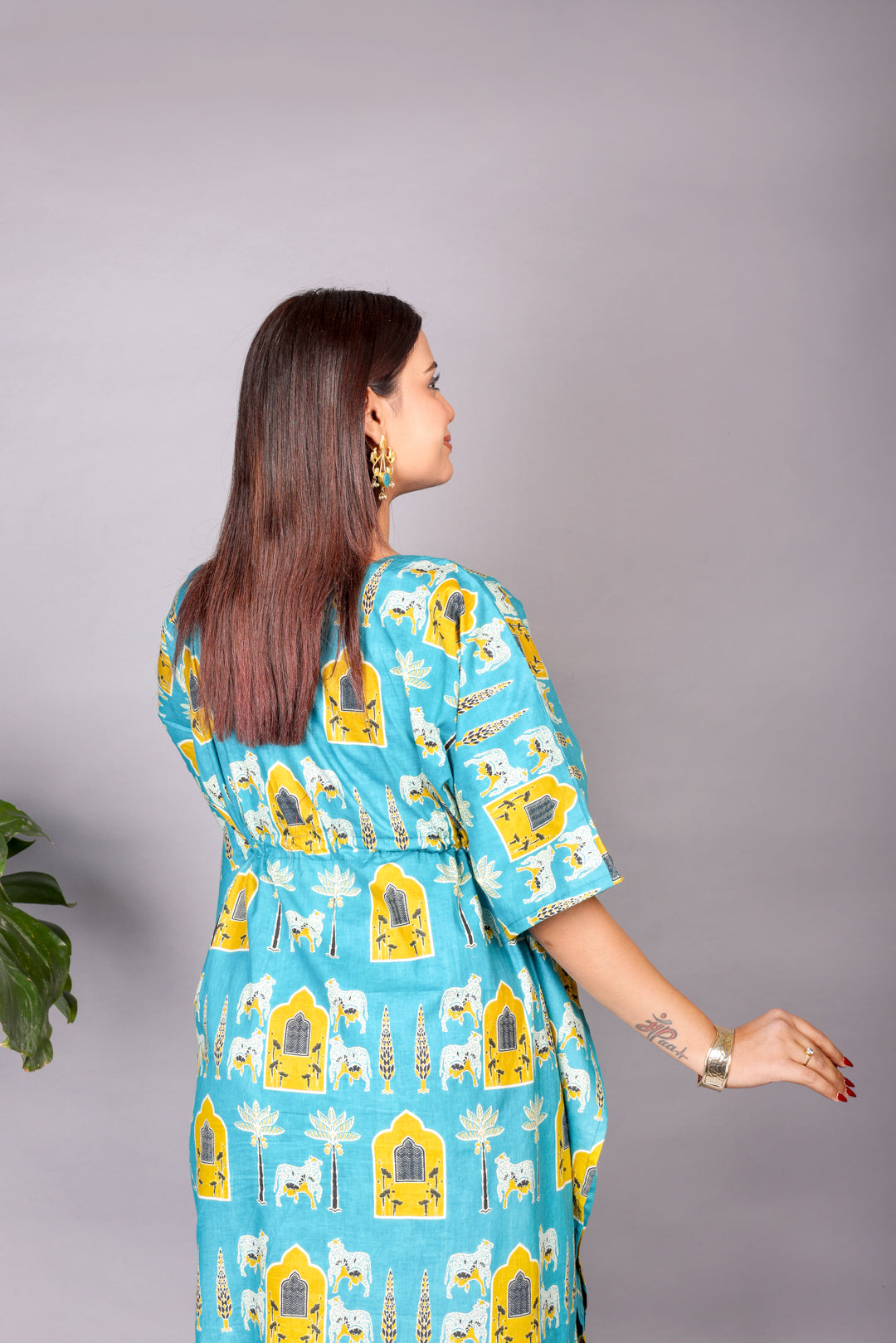BLUE HEAVEN KAFTAN