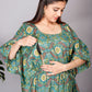 Green Bloom Kaftan