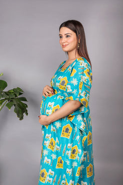 BLUE HEAVEN KAFTAN