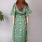 Green Bloom Kaftan