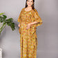 YELLOW BLOOM KAFTAN