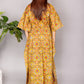 YELLOW BLOOM KAFTAN