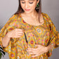 YELLOW BLOOM KAFTAN