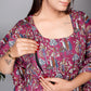 purple leaf kaftan