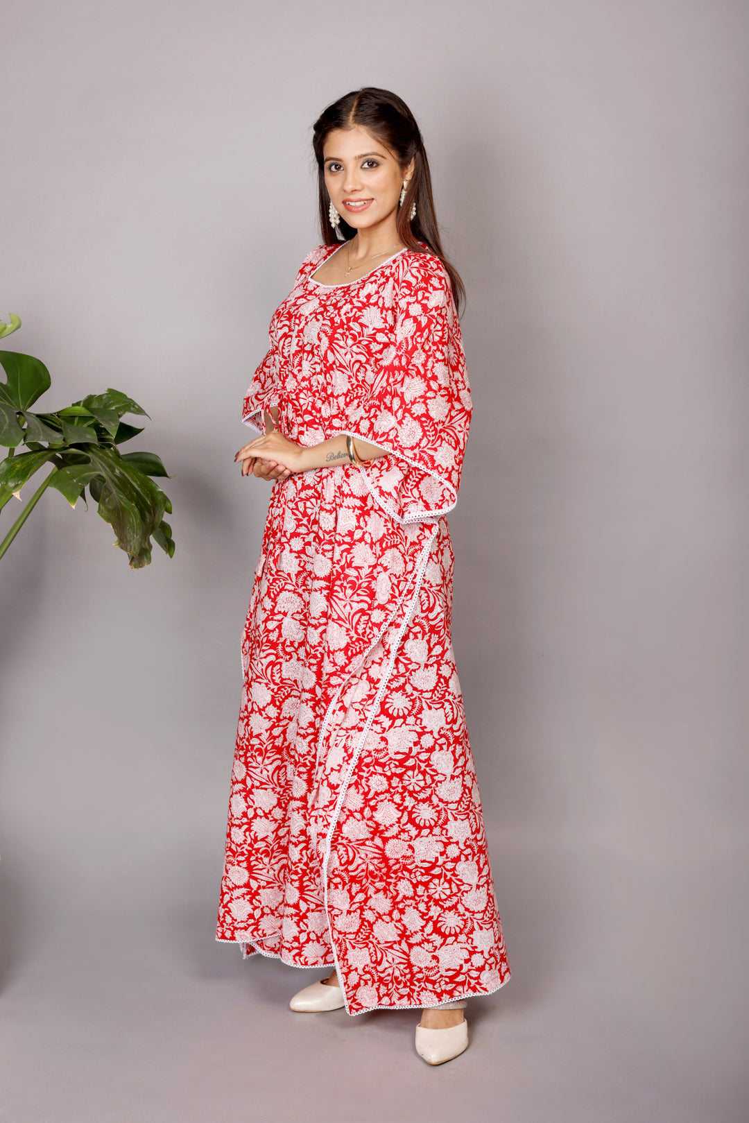 RED ELEGANCE KAFTAN