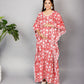 RED ELEGANCE KAFTAN