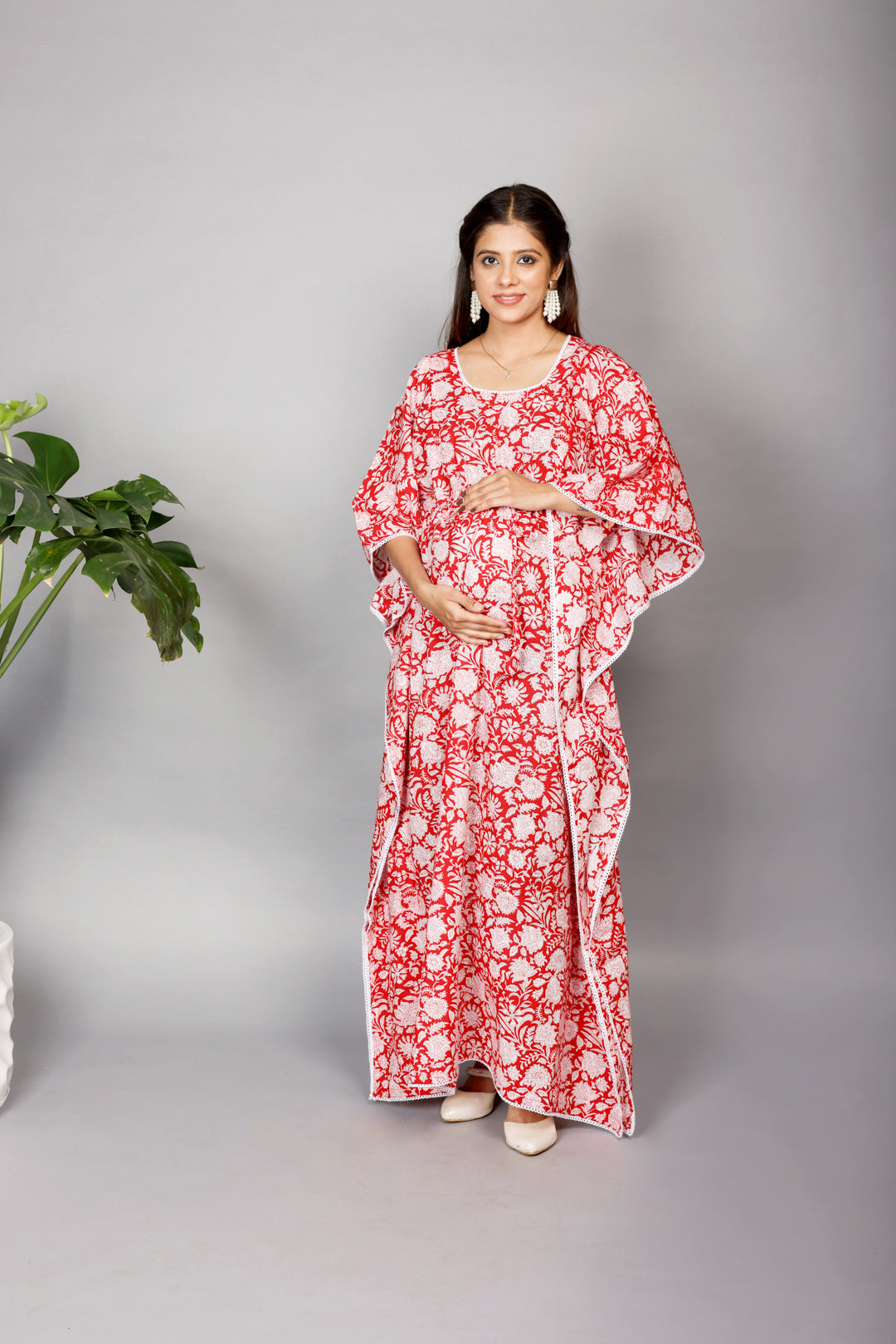 RED ELEGANCE KAFTAN