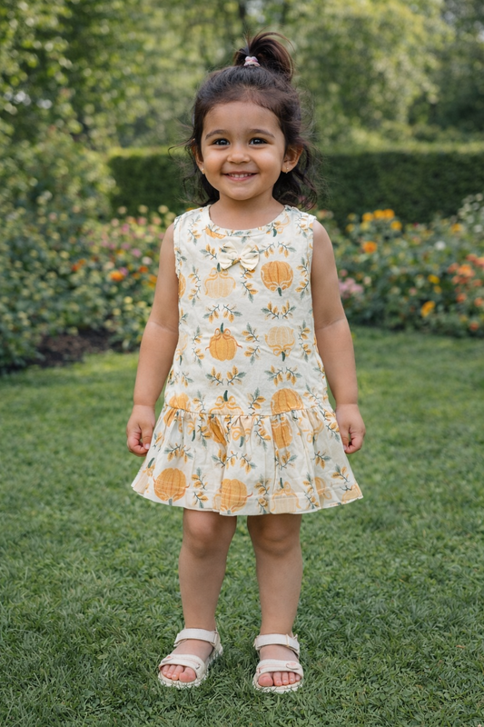 Girls White Dress – Soft & Comfortable Kidswear