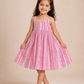 Pink Stripe Twirl Dress
