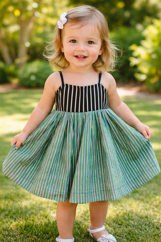 Girls Teal Dress – Trendy, Stylish & Comfortable Outfit