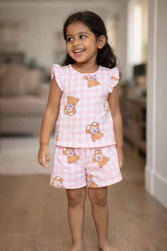 Girls Pink Dress – Soft & Elegant Kidswear