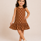 Cocoa Dot Ruffle Dress
