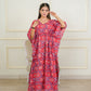 cherry red maternity Kaftan