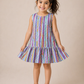 Rainbow Stripe Twirl Dress
