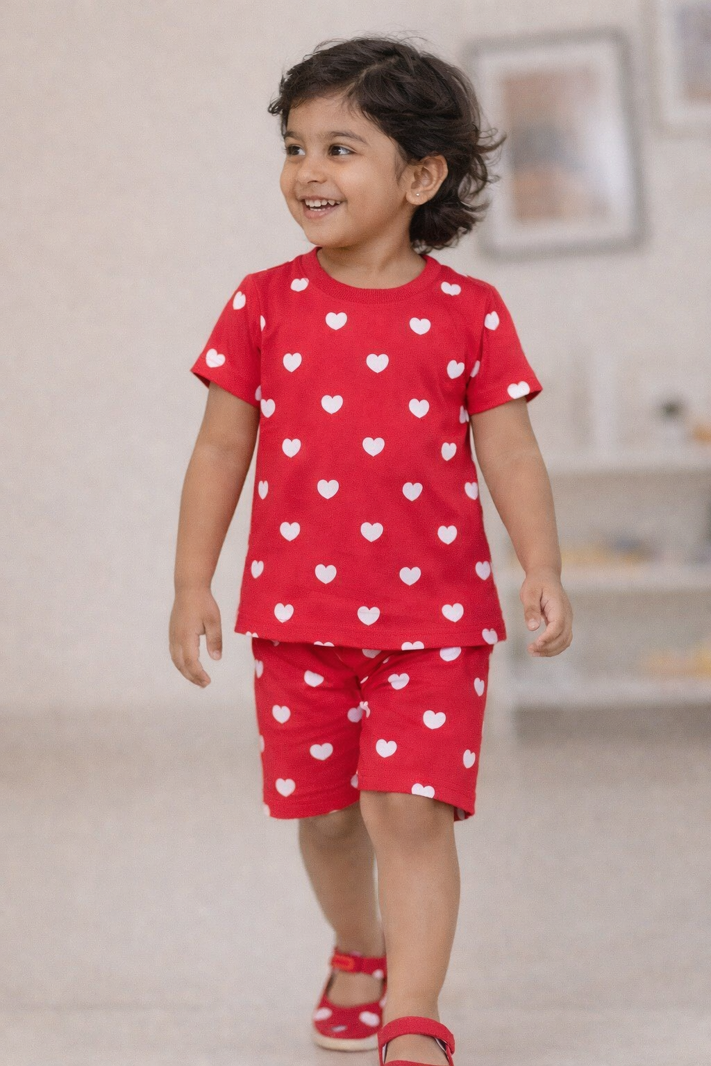 Unisex Kids Red Outfit – Bold & Comfortable