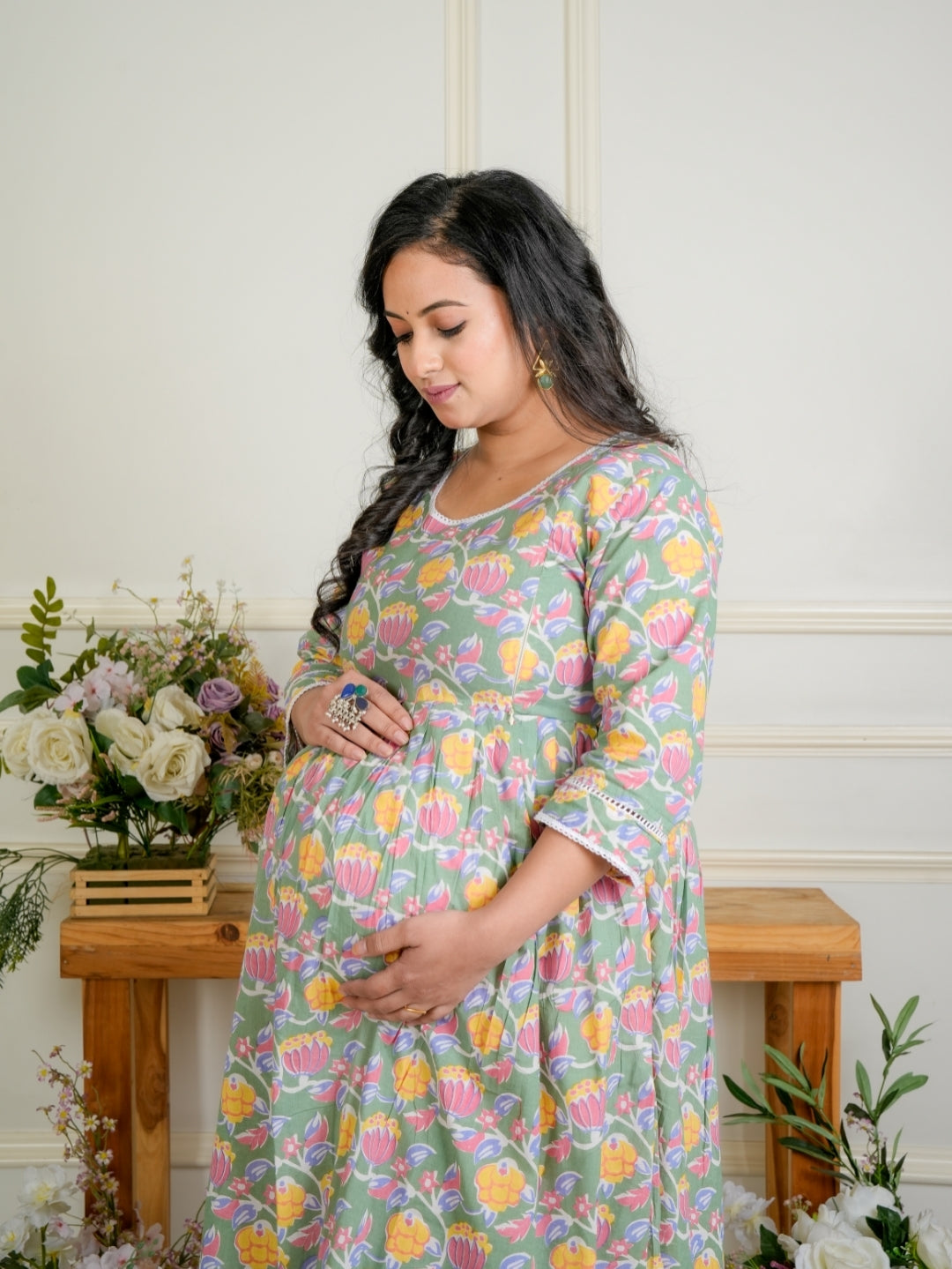 Soft Mint Maternity