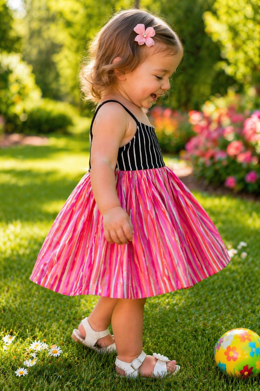 Girls Pink Dress – Soft, Elegant & Comfortable Kidswear