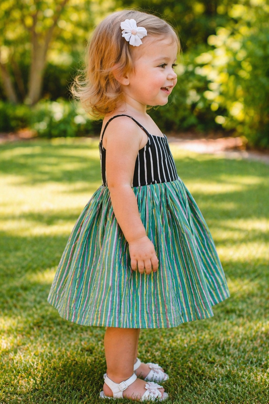 Girls Teal Dress – Trendy, Stylish & Comfortable Outfit